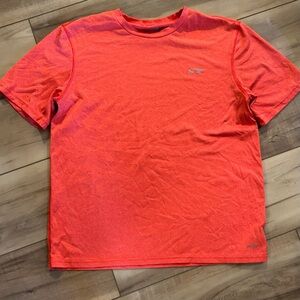 Women’s M Champion t-shirt. Small cracks in screen print (shown in photo)